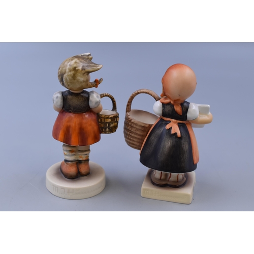 264 - Two Girl Goebel Figurines