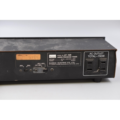 397 - Sansui AT-15B Audio Programme Timer (Powers On)