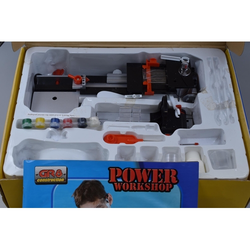 521 - GR8 construction electronic power workshop for wood for ages 8+ (a few items missing)