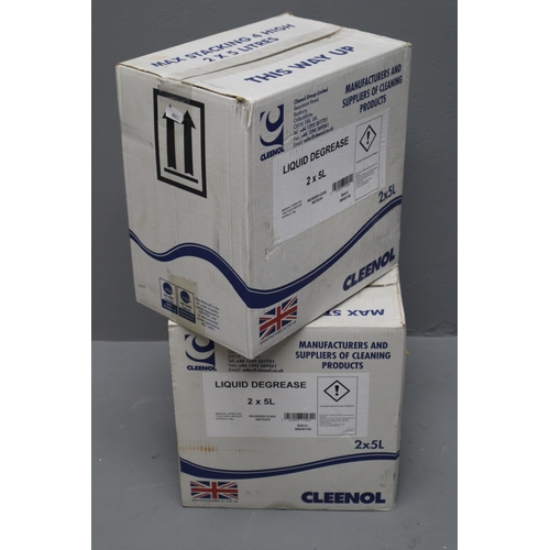 693 - Four New Cleenol 5 Litre Liquid Degreaser