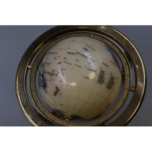 287 - Gemstone Globe with Compass (9