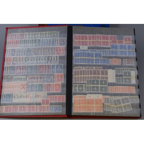 421 - Three Stock Books Containing Dutch Stamps including a Large Selection of Mint