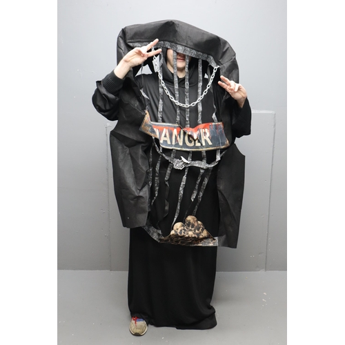 710 - Two XXL Caged Reaper Halloween Costumes