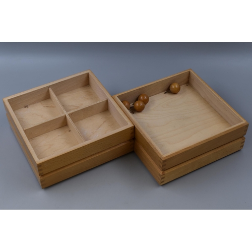 739 - Two Wooden Storage Boxes