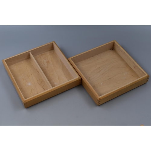 739 - Two Wooden Storage Boxes