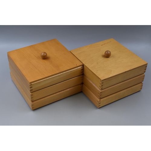 739 - Two Wooden Storage Boxes