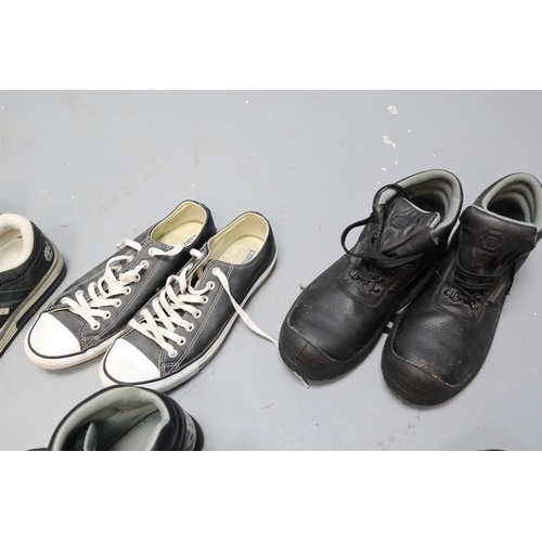 773 - Selection of Gents Footwear to Include, Converse All Star ( Size 9 ) Timberland Trainers ( Size 8.5 ... 