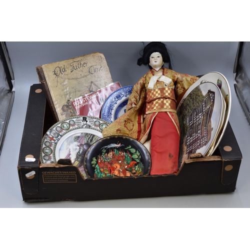 754 - Mixed Selection including Royal Doulton, Coalport, Porcelain Japanese Doll and More