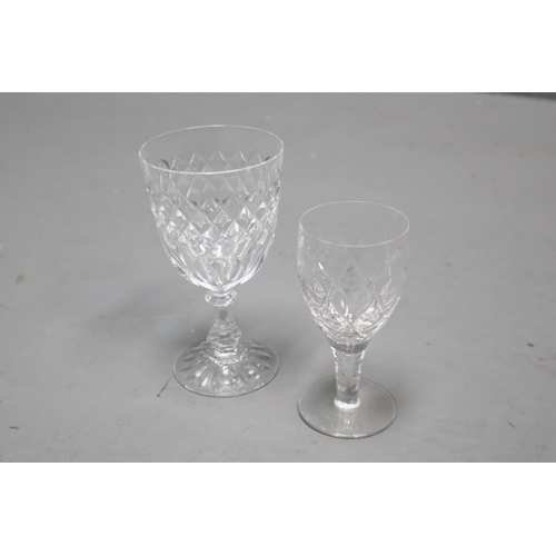 761 - Selection of Crystal Glass to Include Glasses and Decanter