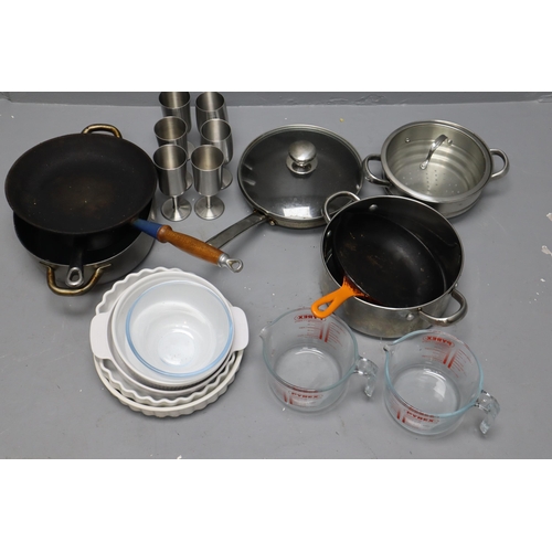 787 - Selection Including Metal Pot, Cake Mould and More