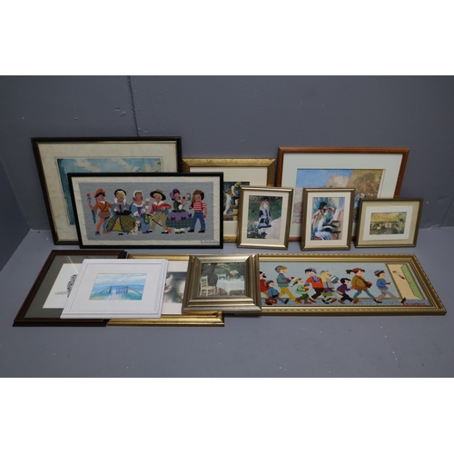 811 - Mixed Selection of Framed and Glazed Pictures