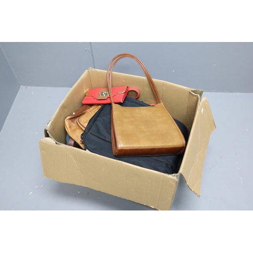 802 - Large Box Full of Good Quality Bags to include Designer Brands