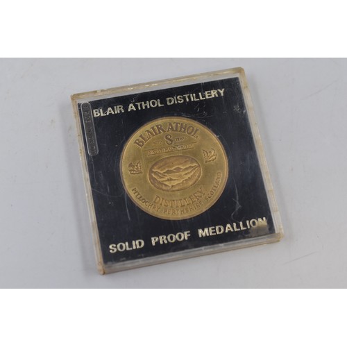 111 - Blair Athol Distillery Solid Proof Medallion