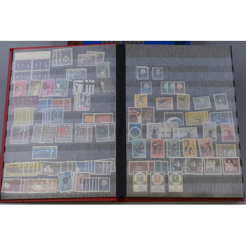 421 - Three Stock Books Containing Dutch Stamps including a Large Selection of Mint