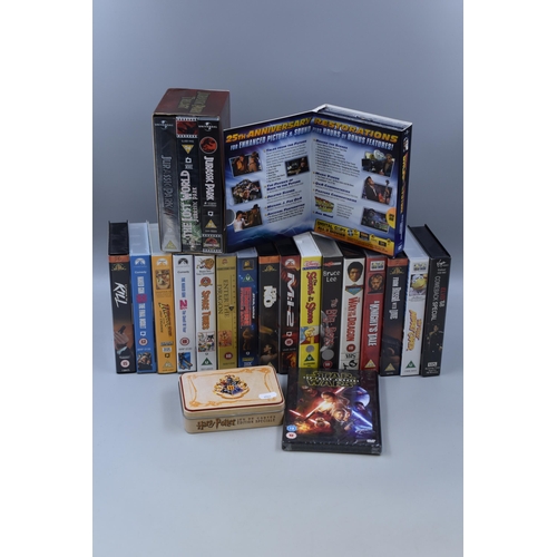 520 - Selection of Videos including Bruce Lee, Star Wars DVD, Harry Potter Collectors Cards and More