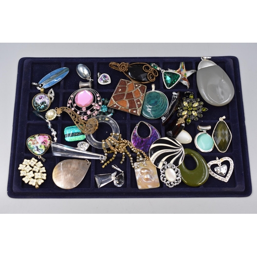 162 - Large Selection of Mixed Pendants