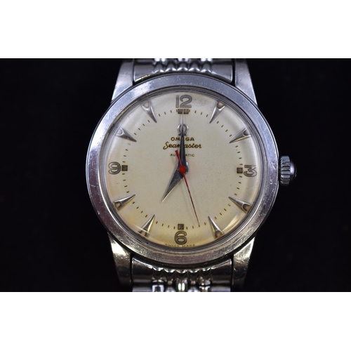 57 - Omega 1953 Seamaster Automatic Watch, in Original Condition (Working) Please Sea Pictures