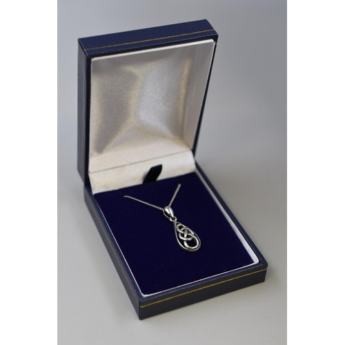 73 - Silver 925 Necklace Complete with Presentation Box