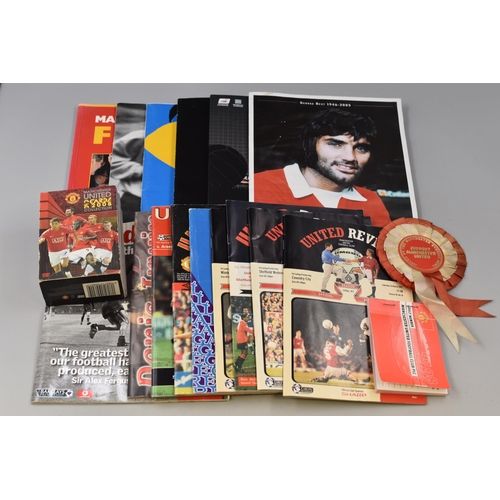 408 - A Selection of Manchester United Items To Include Manchester United Museum Discount Voucher Book, DV... 