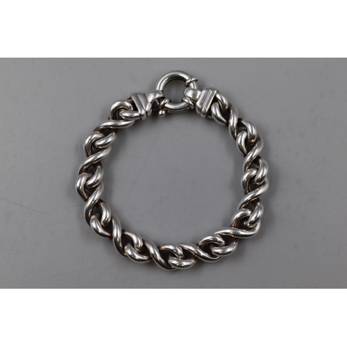 110 - A 925. Silver Chunky Bracelet Chain