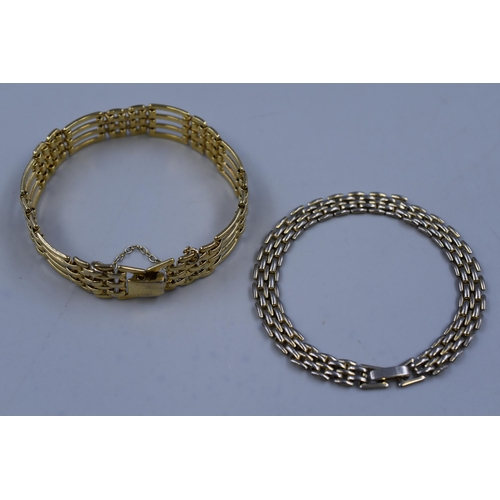 116 - Two Gold Plated Bracelets