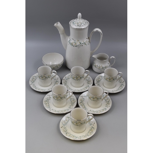 425 - A Fifteen Piece Royal Doulton Woodland Glade Coffee Set