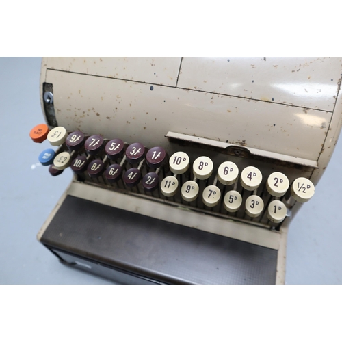 496 - Vintage Metal Cased National Cash Register (17