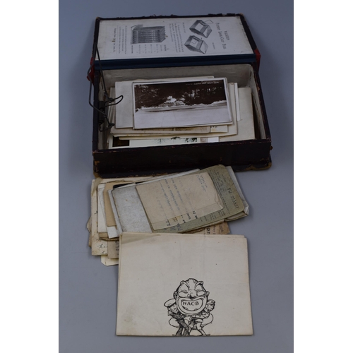 505 - A Book Containing Many Vintage Birthday Cards, With A Selection of Unsorted Ephemera