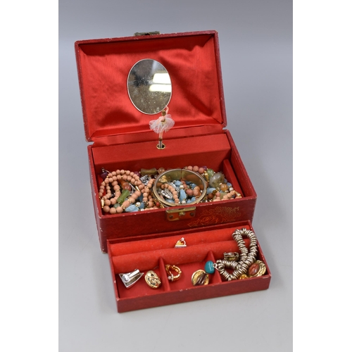 520 - Jewellery Box Full of Unsorted Jewellery