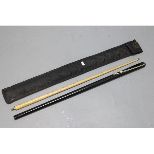 668 - A BCE Ronnie O'Sullivan Two Piece Snooker Cue, In Case