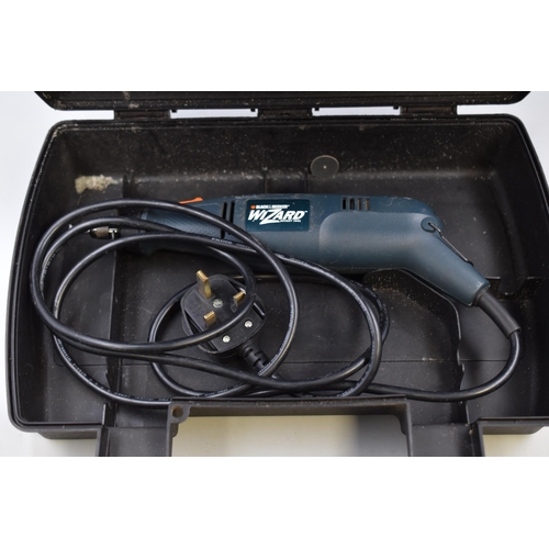 696 - Black and Decker Wizard Dremmel Tool and Cased Soldering Iron