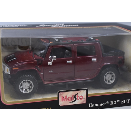 213 - Maisto Special Edition Die Cast Model of Hummer H2 in original Box