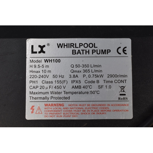 703 - whirlpool bath pump Model WH100 (untested)