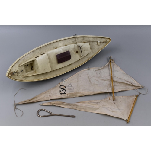 610 - A Vintage Penguin Ocean Racing Yacht, With Instructions. AF