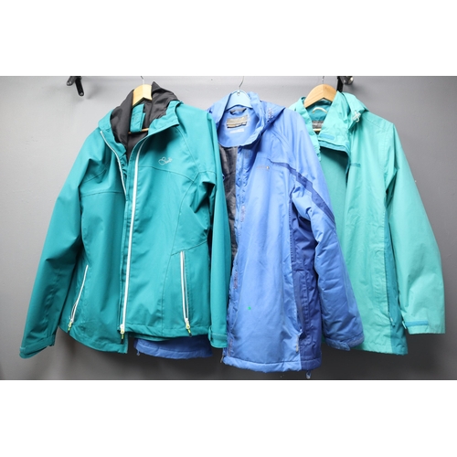 758 - Mixed Lot of Quality Outdoor Jackets to include Regatta, Dare2b and others in sizes L and XXL