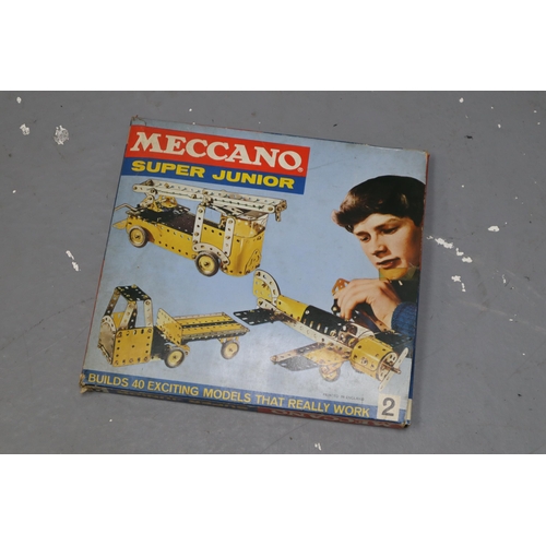 746 - A Mixed Selection To Include Meccano Super Junior 2 (Unchecked), Car Manuals, Screwdriver Set, Vinta... 