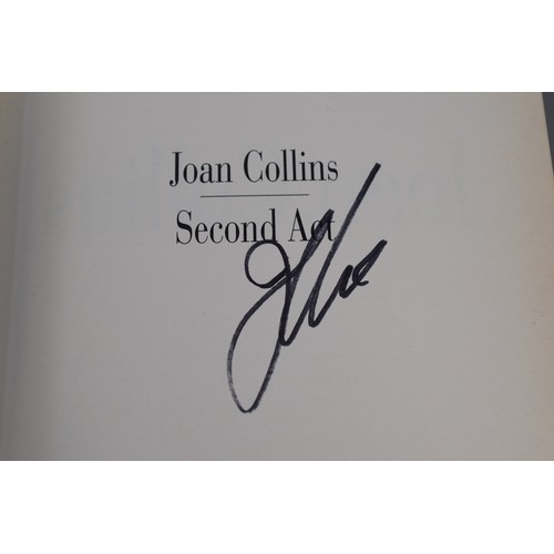 218 - A Signed Joan Collins 'Second Act' Hardback Book