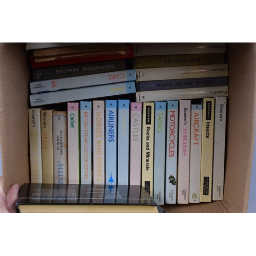 737 - Mixed lot of Vintage Books and Cassette Tape Box sets to include Observer Books, Malcolm Root's Page... 