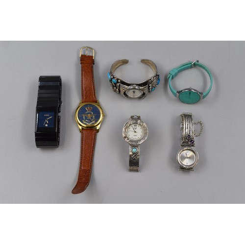 97 - Selection of Six Watches Mens/Womens