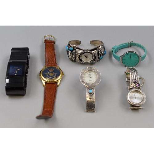 97 - Selection of Six Watches Mens/Womens