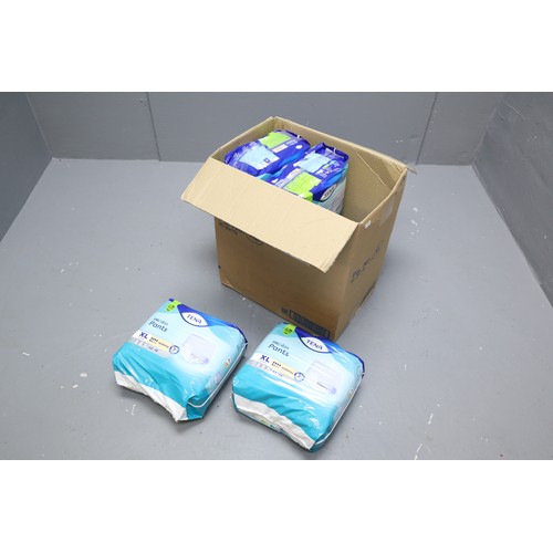 740 - Seven Sealed Packs of Tena Proskin Pants in size XL (15 in each pack)