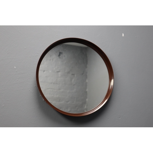 426 - Mid Century Space Age Style Wall Mirror (4ft) and a Habitat Circular Wall Mirror (12