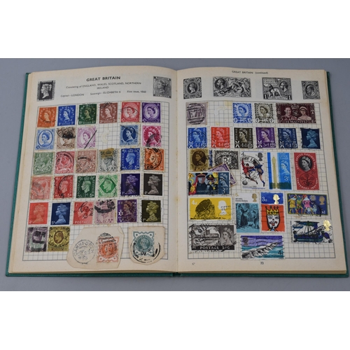 163 - Two Vintage Worldwide Stamp Albums To Include GB, France, Germany, Victorian Penny Black, And More