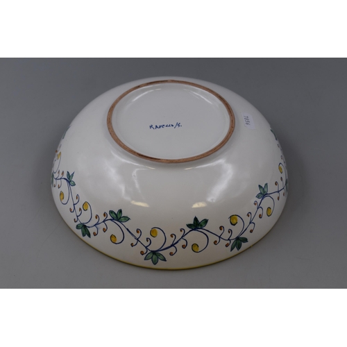 361 - Ravello Ceramic Lemon Bowl Approx 9.5