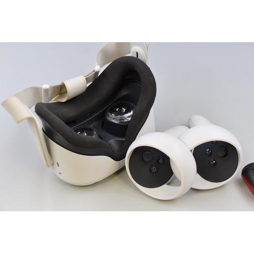 488 - Meta Quest 2 All in One VR Head Set Untested