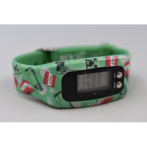 84 - A Minecraft Themed Digital Watch, Working