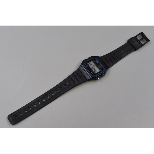 106 - A Casio F-91W Digital Watch, Working