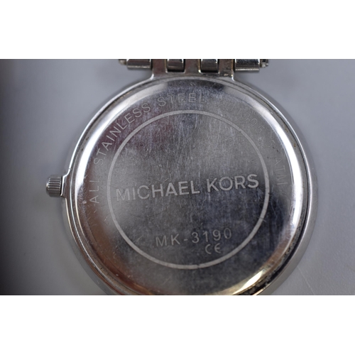 109 - Michael Kors Diamante Style Watch