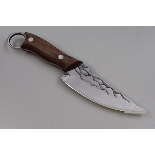 274 - Damarcus Bladed Wood Handled Knife with Sheath