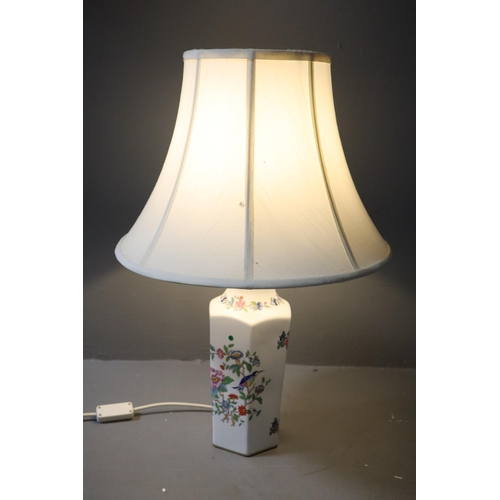 276 - Aynsly Bone China Table Lamp Approx 24